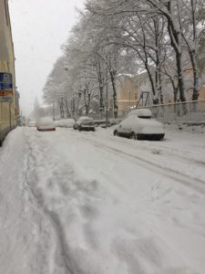Snowy Stockholm